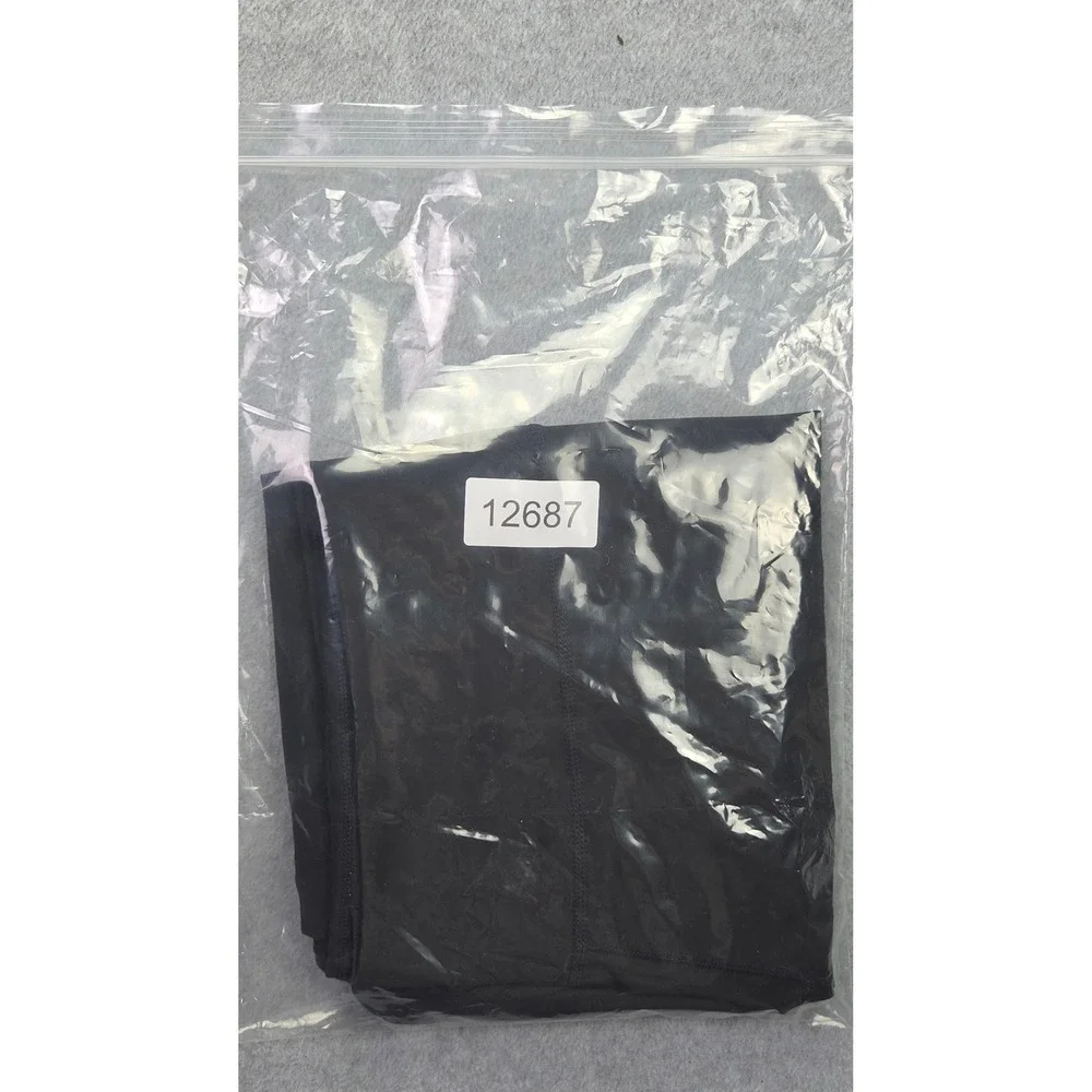 Nike Dri-FIT Women XL Black Mesh Panel‎ Athletic Cropped Leggings Yoga Pocket